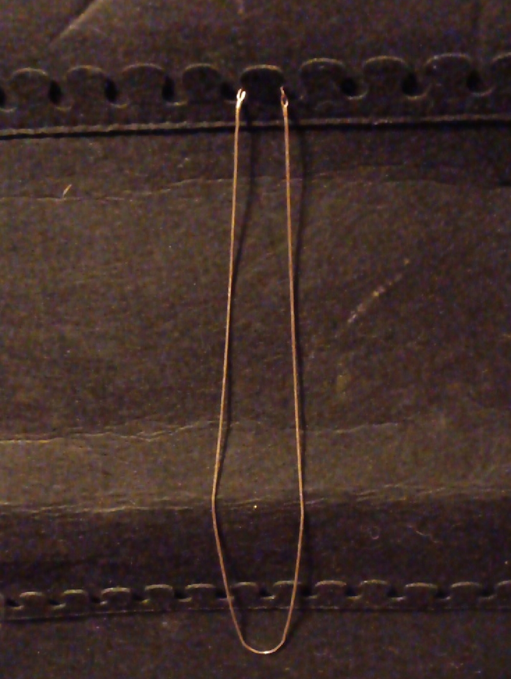 Delicate Gold Tone Fine Chain Necklace - Women's Jewelry